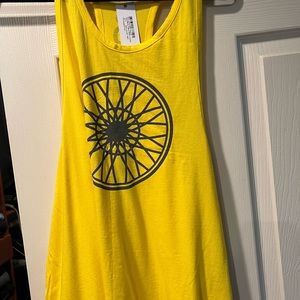 Soul Cycle Yellow Wheel Tank Size Medium
